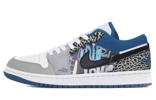 Jordan Air Jordan 1 винтажные баскетбольные кроссовки мужские, Blue
