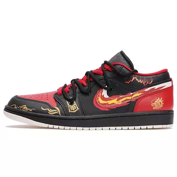 Jordan Air Jordan 1 винтажные баскетбольные кроссовки мужские, Black/Red
