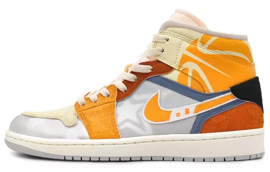 Кроссовки Vintage Jordan Air Jordan 1, оранжевый/белый