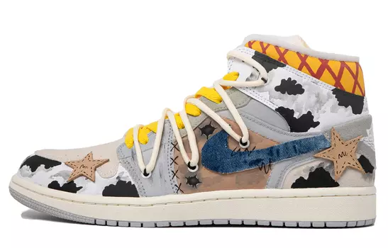 Jordan Air Jordan 1 винтажные баскетбольные кроссовки мужские, Light Blue