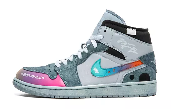 Кроссовки Vintage Jordan Air Jordan 1, мультиколор