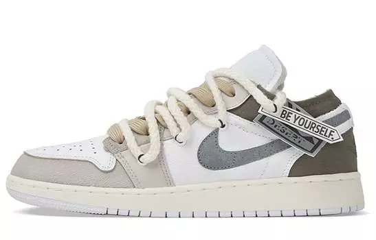 Jordan Air Jordan 1 винтажные баскетбольные кроссовки мужские, Grey/Brown