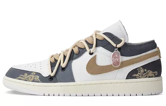 Jordan Air Jordan 1 винтажные баскетбольные кроссовки мужские, Blue/White