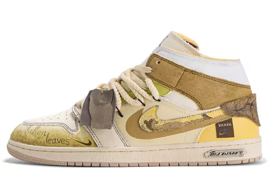 Jordan Air Jordan 1 винтажные баскетбольные кроссовки мужские, Warm Golden Brown
