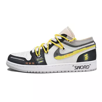 Jordan Air Jordan 1 винтажные баскетбольные кроссовки мужские, Yellow