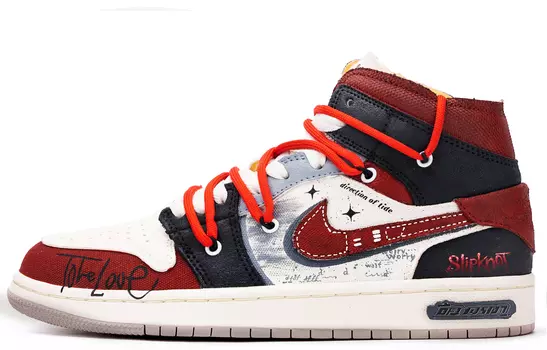 Jordan Air Jordan 1 винтажные баскетбольные кроссовки мужские, Dark Red