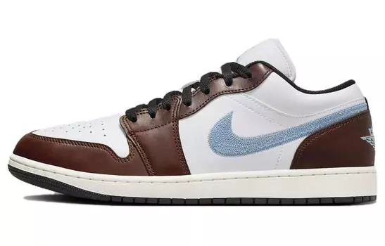 Jordan Air Jordan 1 винтажные баскетбольные кроссовки мужские, Earth Strata S23/Wonder White F21/Earth Strata S23