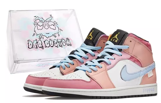 Jordan Air Jordan 1 винтажные баскетбольные кроссовки мужские, Pink