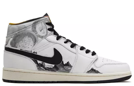 Jordan Air Jordan 1 винтажные баскетбольные кроссовки мужские, Light Gray
