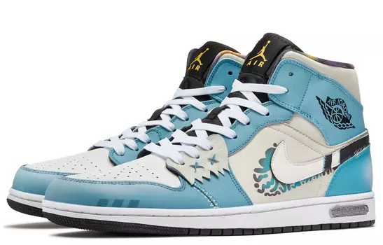 Jordan Air Jordan 1 винтажные баскетбольные кроссовки мужские, Blue