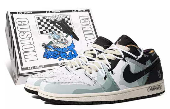 Jordan Air Jordan 1 винтажные баскетбольные кроссовки мужские, Black