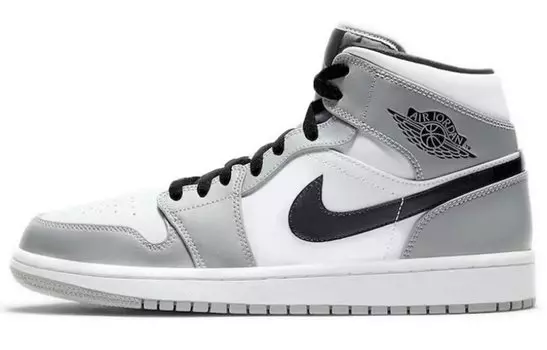 Кроссовки Air JORDAN 1 Vintage Basketball Shoes Men High-Top Silver
