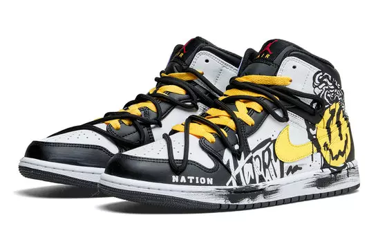Jordan Air Jordan 1 винтажные баскетбольные кроссовки мужские, White