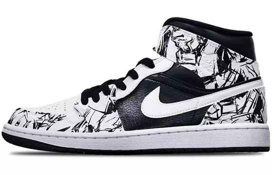 Jordan Air Jordan 1 винтажные баскетбольные кроссовки мужские, Black