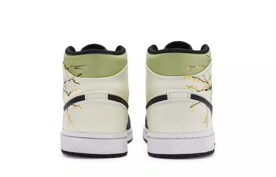 Jordan Air Jordan 1 винтажные баскетбольные кроссовки мужские, Yellow/Black/White