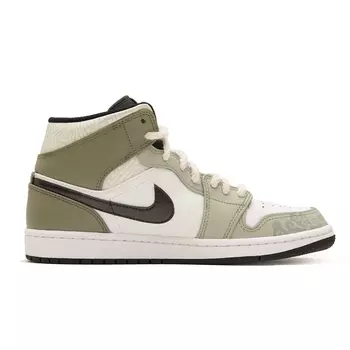 Кроссовки Air Jordan 1 Vintage Basketball Shoes Men Mid-Top White Coffee
