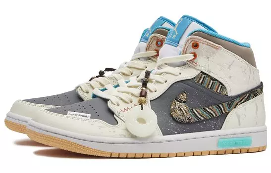 Jordan Air Jordan 1 винтажные баскетбольные кроссовки мужские, Brown/Gray