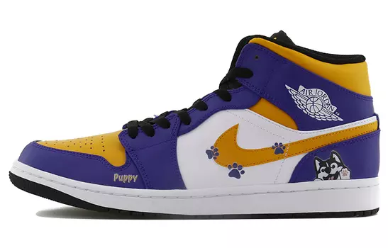 Jordan Air Jordan 1 винтажные баскетбольные кроссовки мужские, Purple
