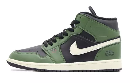 Jordan Air Jordan 1 винтажные баскетбольные кроссовки мужские, Olive