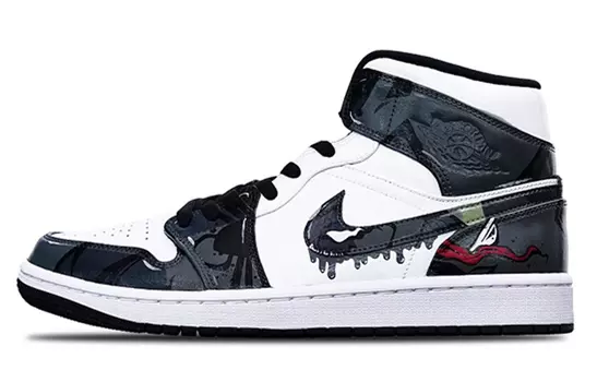 Jordan Air Jordan 1 винтажные баскетбольные кроссовки мужские, Black