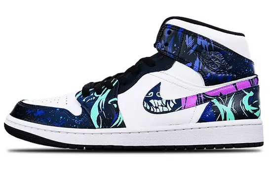 Кроссовки Air JORDAN 1 Vintage Basketball Shoes Men Mid-Top Black White