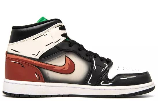 Jordan Air Jordan 1 винтажные баскетбольные кроссовки мужские, Black