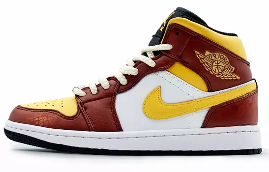 Jordan Air Jordan 1 винтажные баскетбольные кроссовки мужские, Orange