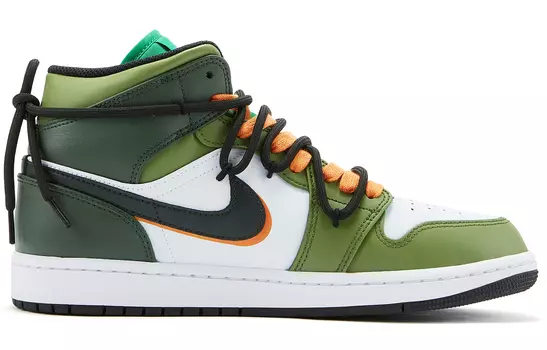 Кроссовки Air Jordan 1 Vintage Basketball Shoes Men High-Top Green