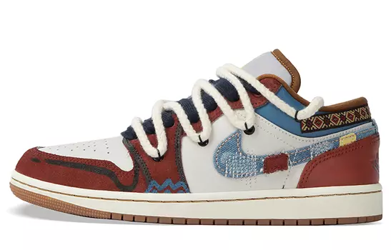 Jordan Air Jordan 1 винтажные баскетбольные кроссовки мужские, Vivd Red/Bliss Blue/Footwear White