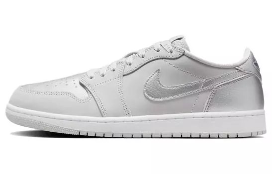 Jordan Air Jordan 1 винтажные баскетбольные кроссовки мужские, Silver Gray