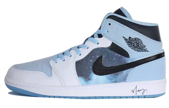 Jordan Air Jordan 1 винтажные баскетбольные кроссовки мужские, Blue
