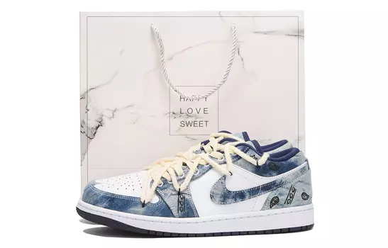 Jordan Air Jordan 1 винтажные баскетбольные кроссовки мужские, Sky Blue