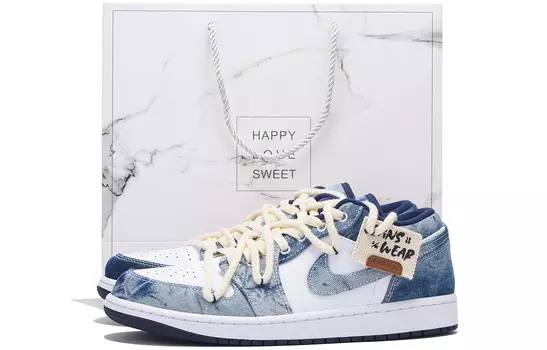 Jordan Air Jordan 1 винтажные баскетбольные кроссовки мужские, Sky Blue