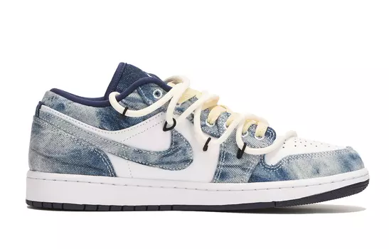 Jordan Air Jordan 1 винтажные баскетбольные кроссовки мужские, Denim