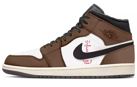Jordan Air Jordan 1 винтажные баскетбольные кроссовки мужские, Dark Brown