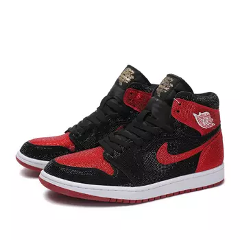 Jordan Air Jordan 1 винтажные баскетбольные кроссовки мужские, Black/Red