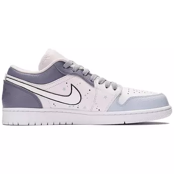 Jordan Air Jordan 1 винтажные баскетбольные кроссовки мужские, White/Blue
