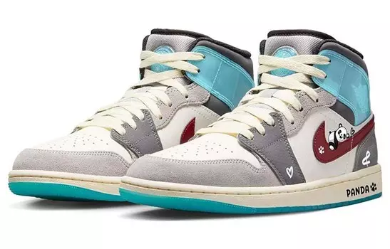 Jordan Air Jordan 1 винтажные баскетбольные кроссовки мужские, Gray