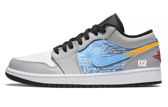 Jordan Air Jordan 1 винтажные баскетбольные кроссовки мужские, Gray