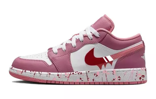 Jordan Air Jordan 1 винтажные баскетбольные кроссовки женские, Pink