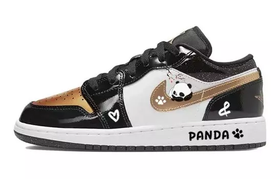 Jordan Air Jordan 1 винтажные баскетбольные кроссовки женские, Black