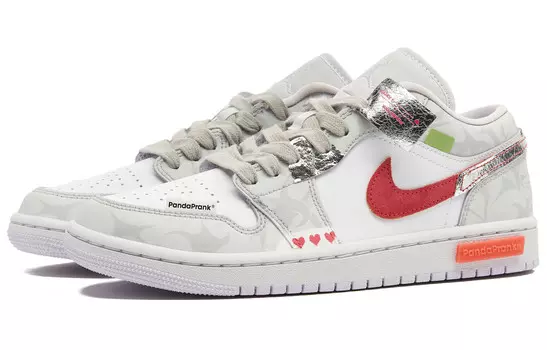 Jordan Air Jordan 1 винтажные баскетбольные кроссовки женские, White/Gray