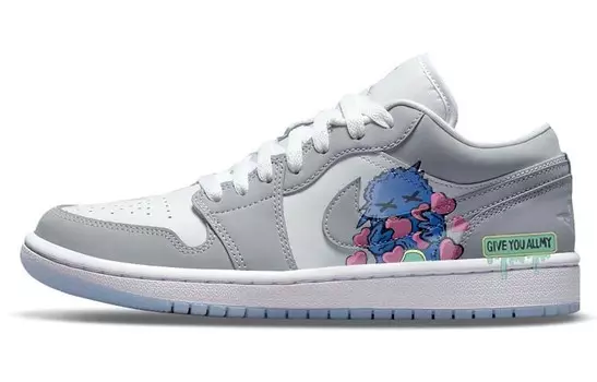 Jordan Air Jordan 1 винтажные баскетбольные кроссовки женские, Light Gray