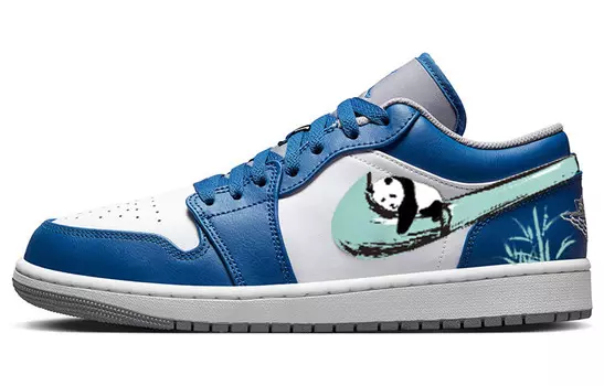 Jordan Air Jordan 1 винтажные баскетбольные кроссовки женские, Blue