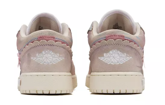 Jordan Air Jordan 1 винтажные баскетбольные кроссовки женские, Pink gray brown