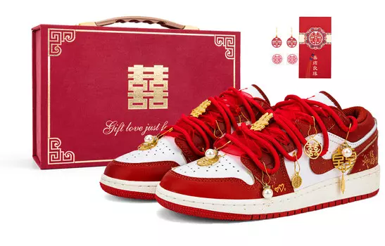 Jordan Air Jordan 1 винтажные баскетбольные кроссовки женские, Red