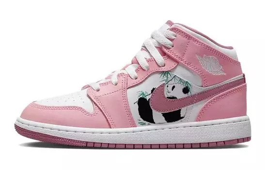 Jordan Air Jordan 1 винтажные баскетбольные кроссовки женские, Pink