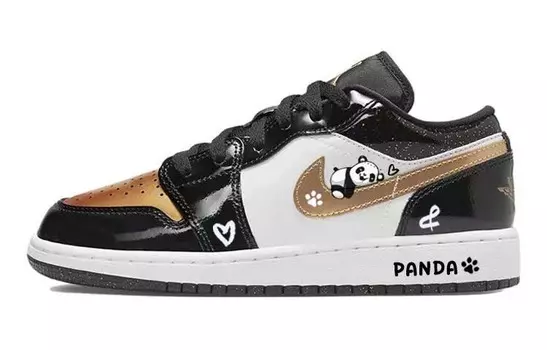Jordan Air Jordan 1 винтажные баскетбольные кроссовки женские, Black