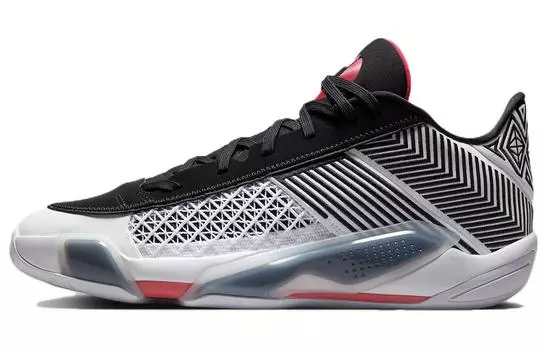 Jordan Air Jordan 38 Баскетбольные кроссовки мужские, Black/Dark Obsidian/Total Orange
