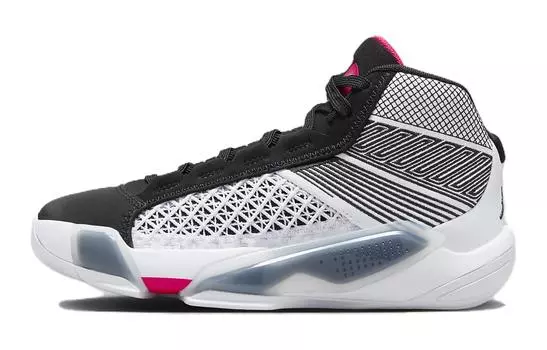 Jordan Air Jordan 38 Детские баскетбольные кроссовки GS, Black/Dark Obsidian/Total Orange